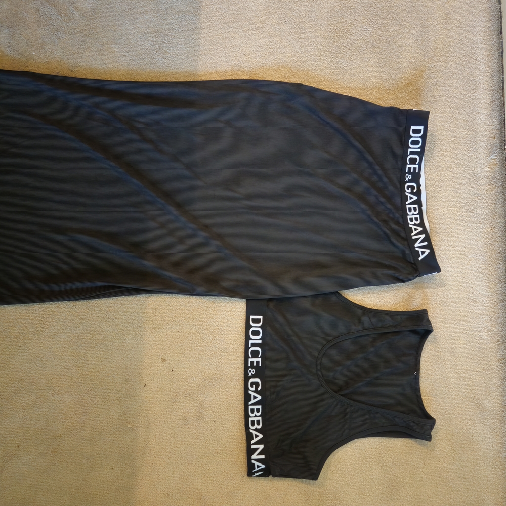 Dolce & Gabbana Black Skirt Set NWOT